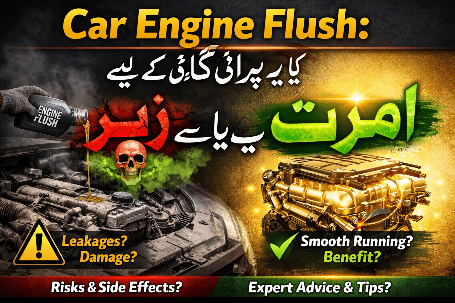 Car Engine Flush for Old Car Zeher Ya Amrit Complete Truth Guide 2026