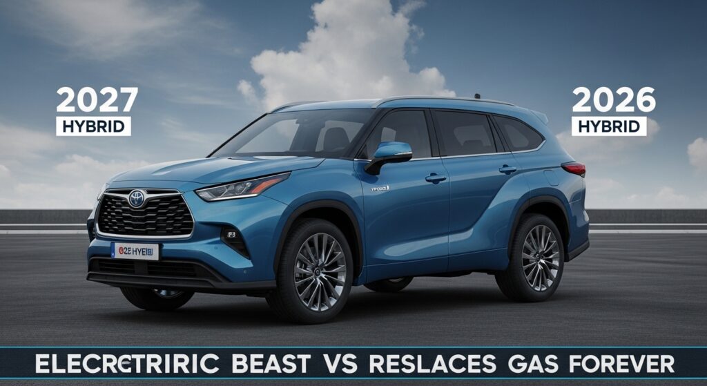 2027 Highlander EV vs 2026 Hybrid: 338HP Electric Replaces Gas Forever