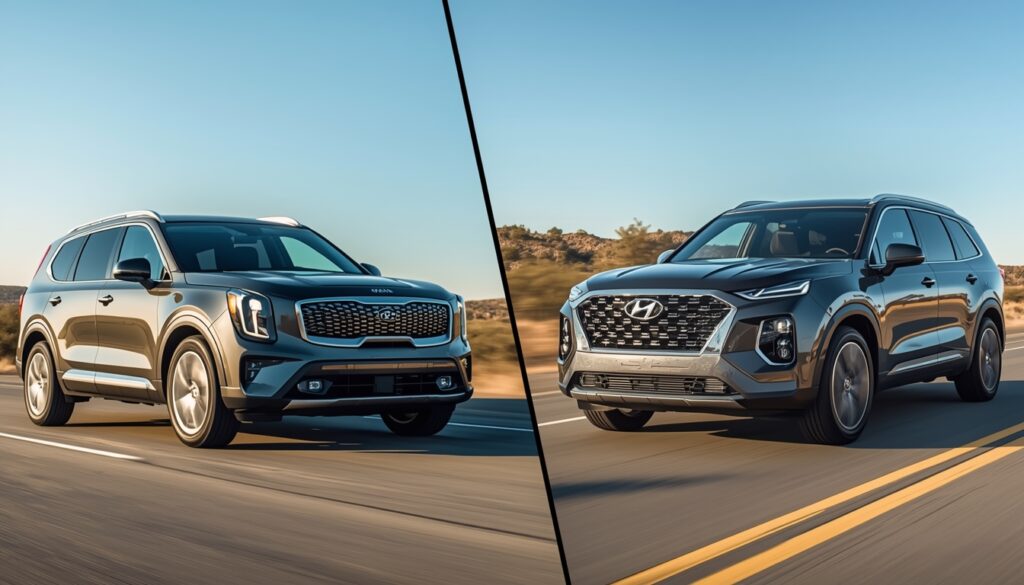 2027 Kia Telluride vs Hyundai Palisade