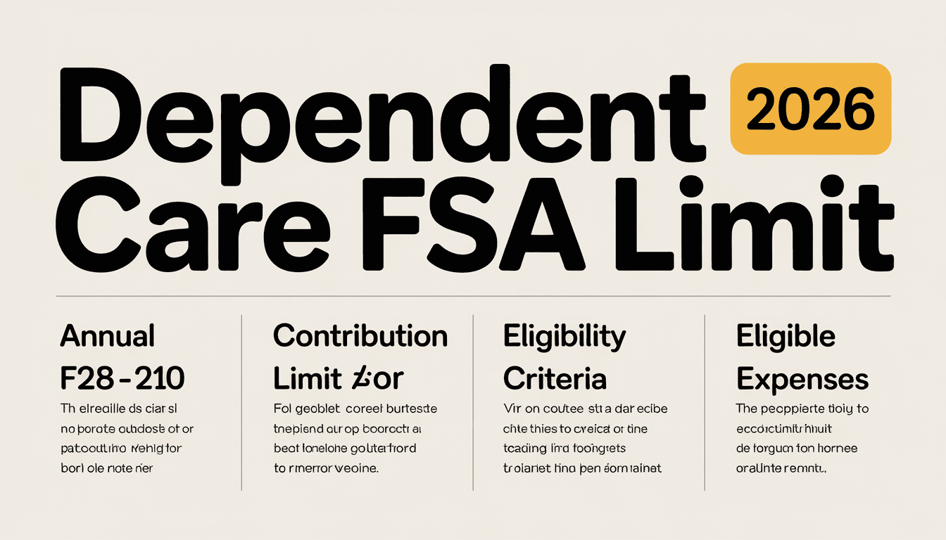 Dependent Care FSA Limit 2026