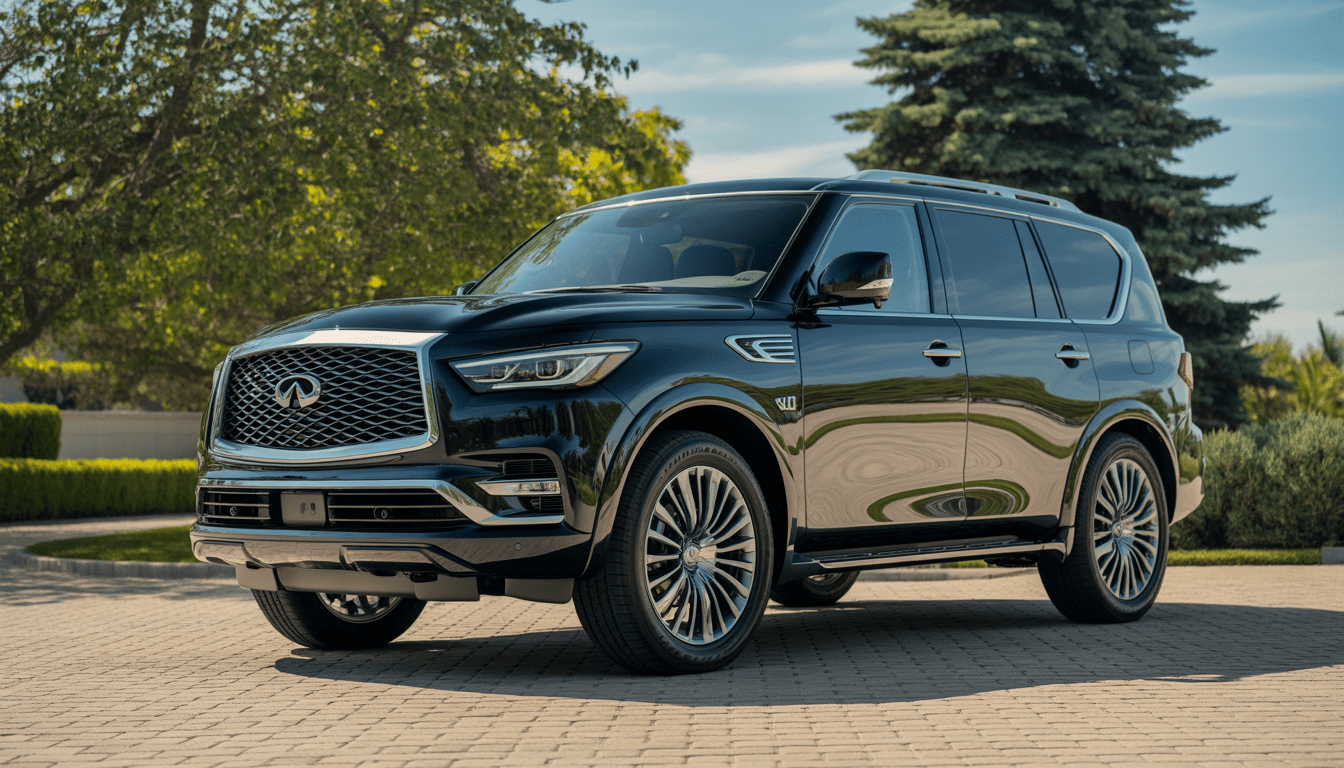 Infiniti QX80 Red Sport