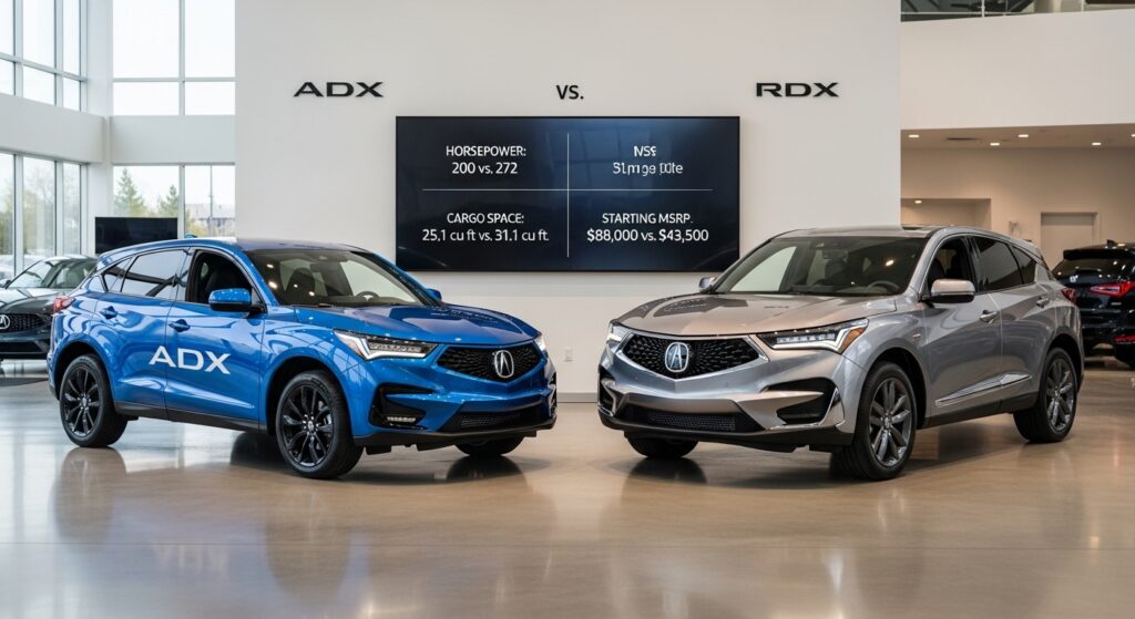 Acura ADX vs RDX
