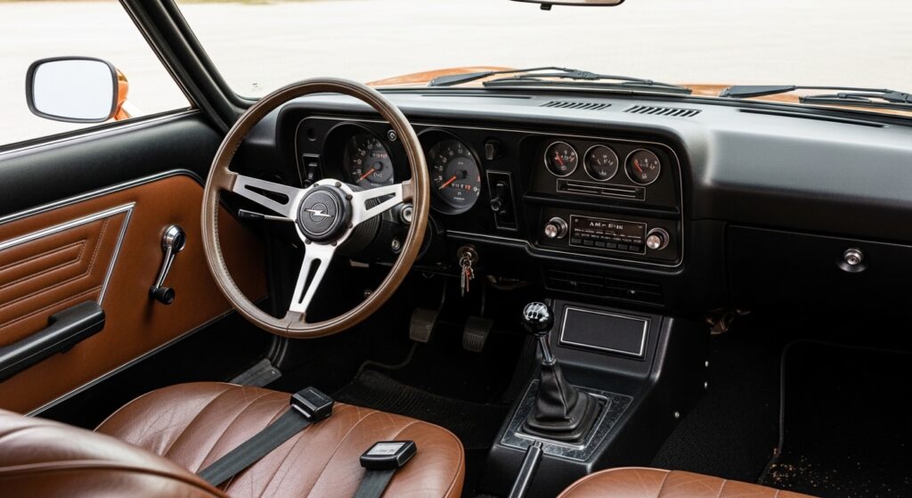 opel opel gt interior